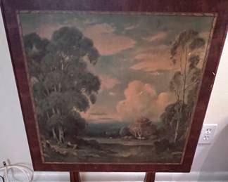 Painted folding table