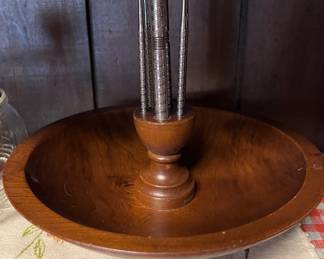 Nutcrackers and bowl