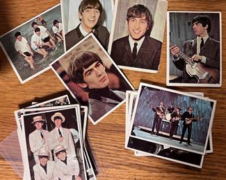 Beatles trading cards (incomplete sets)