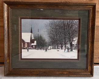 Robert A. Tino print with certificate of authenticity