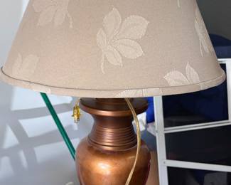 Copper base lamp