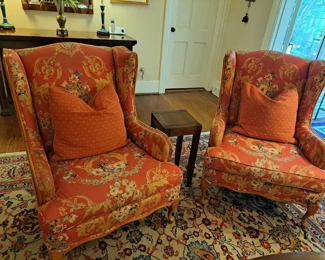 Pair of Wingback Chairs