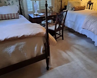 Pair Antique Twin Beds