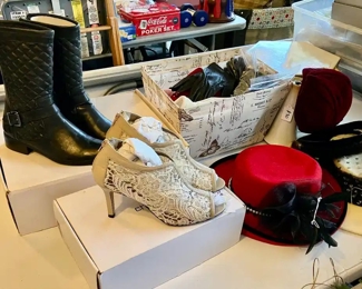Vintage hats, Chico’s shoes, size 8 1/2