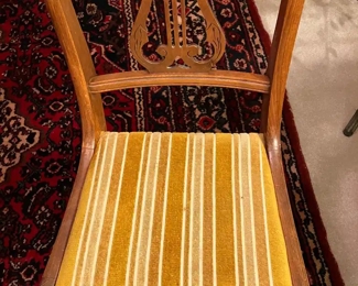 Harp back chair