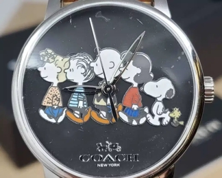 2017 Limited Edition Coach Peanuts Gang Wrist Watch