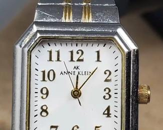 Anne Klein TwoTone Watch with Flexible Stretch Bracelet Band