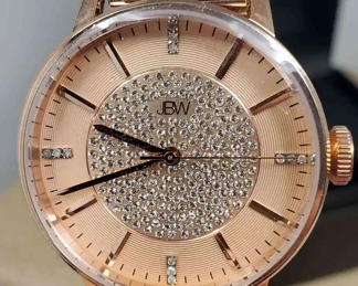 JBW Rose Gold and Crystal Womens Watch