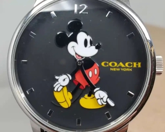 New Coach Limited Edition Mickey Mouse Watch