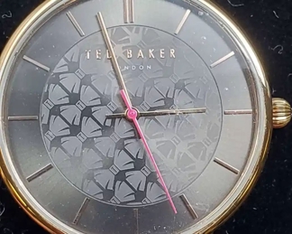 New Ted Baker London Hettie Bowtie Watch Black Grey