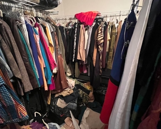 Look at all these clothes… stay tuned for the staged photos 
