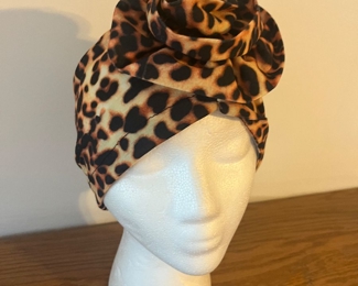 Animal Head Wrap Turban