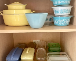 Vintage cookware, FireKing and more..