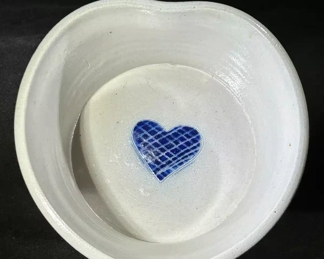 Eldreth Pottery heart bowl 