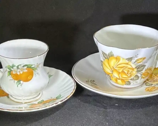 More teacups and saucers 