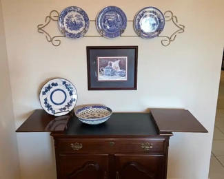 Pennsylvania House cherry flip top server