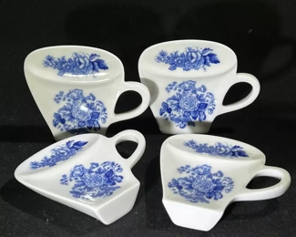 Spode teabag coasters 