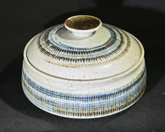 Stunning stoneware tortilla warmer