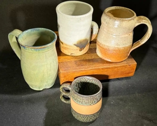 Stoneware mugs