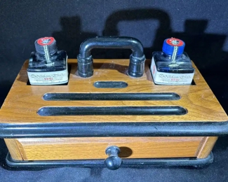  Ink well desk set 