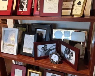 Huge picture frame selection.  Many never used.