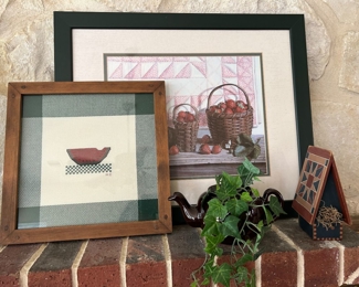 Strawberry & watermelon wall art