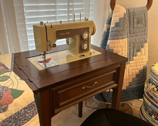 Vintage Sears Kenmore sewing machine.