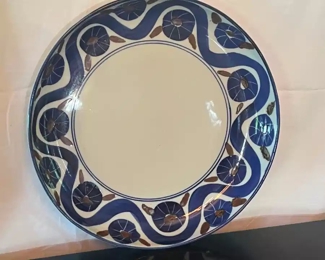 13" MCM Danish charger serving platter, Dansk