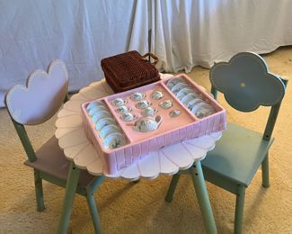 Children's table and chairs