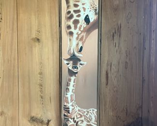 Giraffe wall hanging