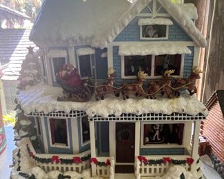 Thomas Kinkade "The Night Before Christmas" Story House w/COA
