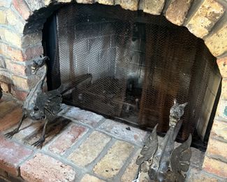 Dragon Andirons
