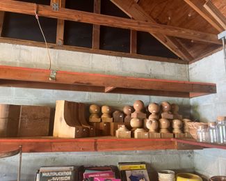 Wood corbels and ball finials/fence post toppers