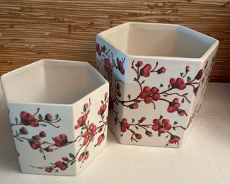 Cherry Blossom planters