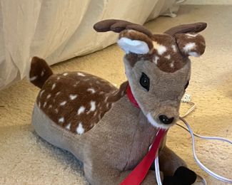 Santa's Best electrical moving reindeer