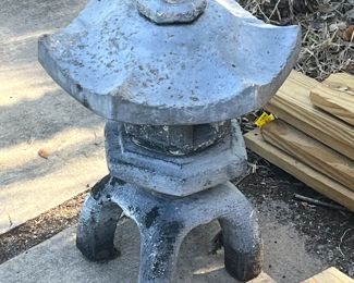 Mini cement pagoda