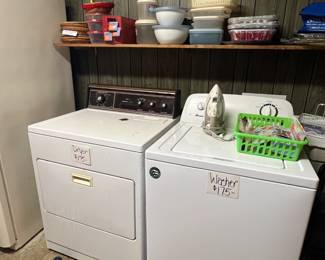 Washer and Dryer