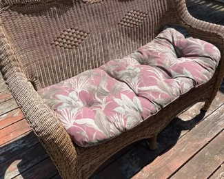 wicker deck and patio set