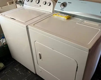 washer and dryer