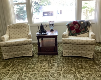 Vintage Pair of Upholstered Chairs