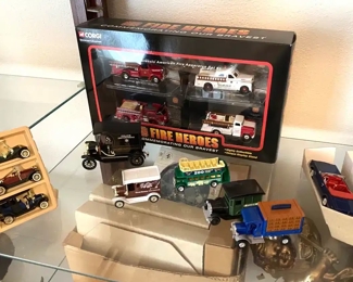Some collectible cars and die cast stuff