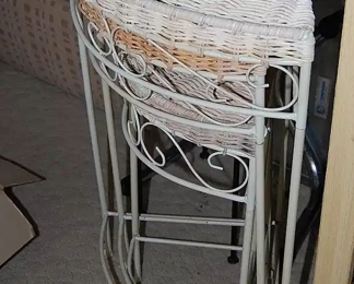 Small corner nesting tables