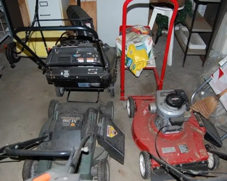 Push Mowers and Snow Blower