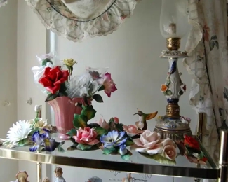 Floral China Items Decor