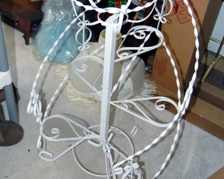 Another Large White Metal Plant Rack