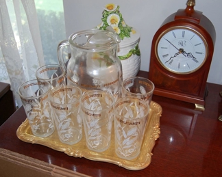 Cool Old Vintage Pitcher & Glasses Set
