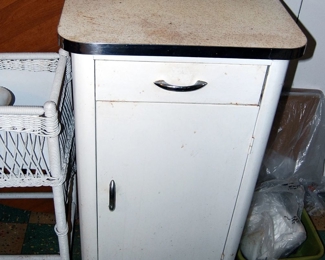 Cool old Tin Kitchen Cabinet