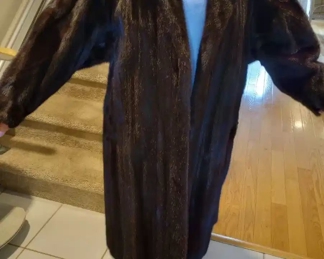 $750. Full Length Blackglama Mink Coat,  was $10,000. when new,  