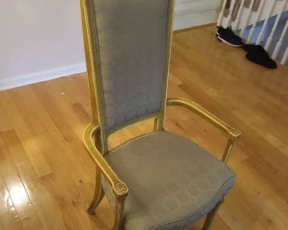 New Upholstery on the chairs, 