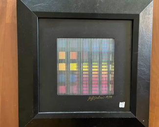 Jeff Johnson (American, 20th Century) Limited edition, 35/99.  Color Kinetic Holographic Print. Artist signature, lower right.  (U.S., born 1957)